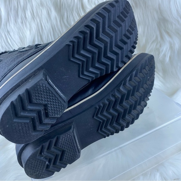 SOREL GLITTER LACEUP WINTER BOOTS COLOR BLACK SIZE 10 WOMAN - Picture 9 of 11